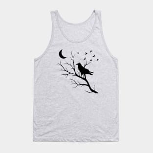 Raven In Tree Tank Top